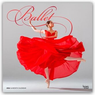 Ballet 2026 Square Flap Foil Calendar - Browntrout Wandkalender - Browntrout Publishers