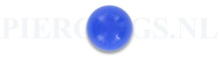 Balletje 1.6 mm acryl blauw 6 mm