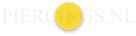 Balletje 1.6 mm acryl geel 5 mm