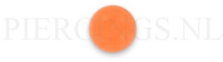 Balletje 1.6 mm acryl oranje 5 mm