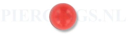 Balletje 1.6 mm acryl rood 6 mm