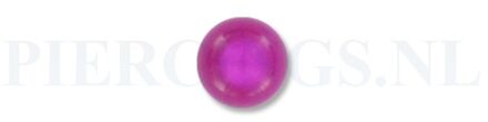 Balletje 1.6 mm acryl transparant paars 6 mm