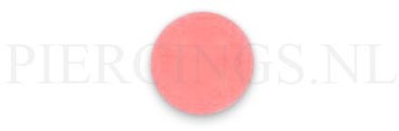 Balletje 1.6 mm acryl transparant roze 6 mm