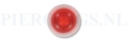 Balletje 1.6 mm acryl ufo rood 6 mm