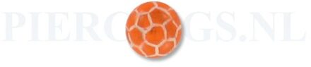 Balletje 1.6 mm acryl voetbal oranje