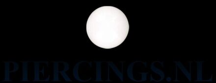 Balletje 1.6 mm acryl wit 6 mm