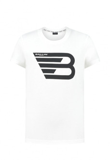 Ballin Amsterdam Jongens t-shirt icon logo white Ecru - 140