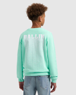 Ballin Amsterdam Sweat 26017303 faded - maat 152 Groen
