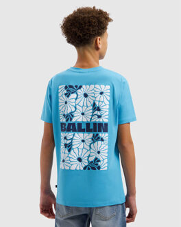 Ballin Amsterdam T-shirt 260171 floral Blauw - 152