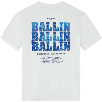 Ballin Amsterdam T-shirt 26017127 summer - maat 176 Wit