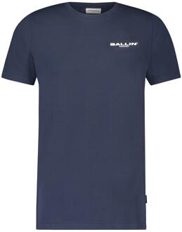 Ballin Amsterdam T-shirt Play Blauw - XL