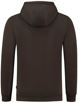 Ballin Amsterdam Trui hoodie print w23 Bruin - M