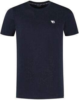 Ballin Chest Logo T-shirt Heren navy - XL