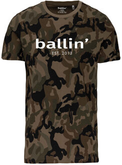 Ballin Est. 2013 Army camouflage shirt Groen - XL