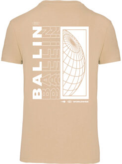 Ballin Est. 2013 Backprint world shirt Beige - L