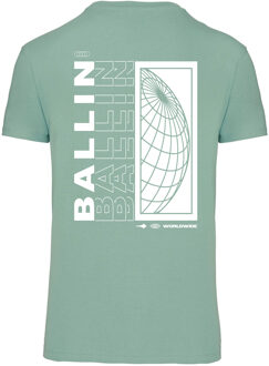 Ballin Est. 2013 Backprint world shirt Groen