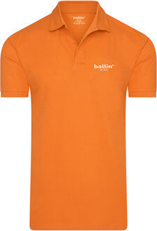 Ballin Est. 2013 Basic polo Oranje - S