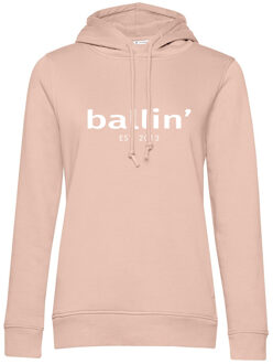 Ballin Est. 2013 dames hoodie Maat L - Lichtroze