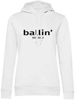 Ballin Est. 2013 dames hoodie Maat L - Wit