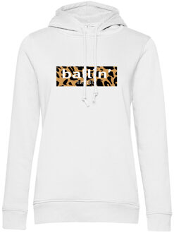 Ballin Est. 2013 - Dames Hoodies Panter Block Hoodie - Wit - Maat L