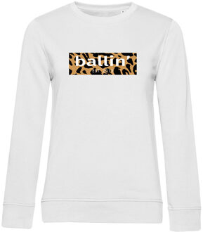 Ballin Est. 2013 - Dames Sweaters Panter Block Sweater - Wit - Maat S