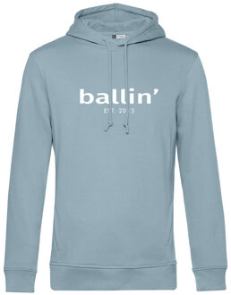 Ballin Est. 2013 Est. 2013 - Heren Hoodies Basic Hoodie - Blauw - Maat M