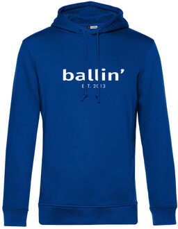 Ballin Est. 2013 Est. 2013 - Heren Hoodies Basic Hoodie - Blauw - Maat S