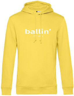 Ballin Est. 2013 Est. 2013 - Heren Hoodies Basic Hoodie - Geel - Maat XL