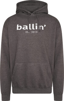 Ballin Est. 2013 Est. 2013 - Heren Hoodies Basic Hoodie - Grijs - Maat 3XL