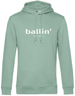 Ballin Est. 2013 Est. 2013 - Heren Hoodies Basic Hoodie - Groen - Maat XS