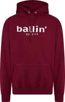 Ballin Est. 2013 Est. 2013 - Heren Hoodies Basic Hoodie - Rood - Maat XL