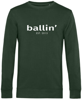 Ballin Est. 2013 Est. 2013 - Heren Sweaters Basic Sweater - Groen - Maat XXL