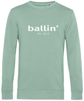 Ballin Est. 2013 Est. 2013 - Heren Sweaters Basic Sweater - Groen - Maat XXL