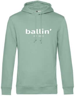 Ballin Est. 2013 - Heren Hoodies Basic Hoodie - Groen - Maat XL