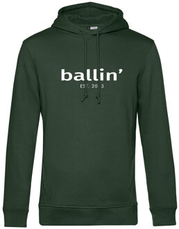 Ballin Est. 2013 - Heren Hoodies Basic Hoodie - Groen - Maat XS