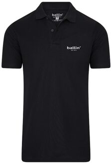 Ballin Est. 2013 - Heren Polo SS Basic Polo - Zwart - Maat L