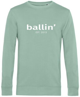 Ballin Est. 2013 - Heren Sweaters Basic Sweater - Groen - Maat S