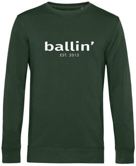 Ballin Est. 2013 - Heren Sweaters Basic Sweater - Groen - Maat XL
