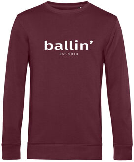 Ballin Est. 2013 - Heren Sweaters Basic Sweater - Rood - Maat XS