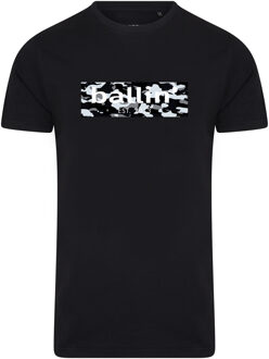 Ballin Est. 2013 - Heren Tee SS Camo Block Shirt - Zwart - Maat XL