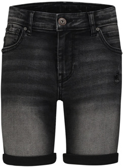 Ballin Jeans short Jaxx Skinny fit - Denim donker grijs - Maat 140