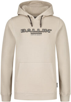 Ballin Jongens hoodie - Zand - Maat 140