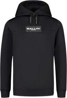 Ballin Jongens hoodie - Zwart - Maat 128
