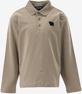 Ballin Poloshirt LOGO BADGE LONGE SLEEVE bruin - 140/10J;164/14J;176/16J