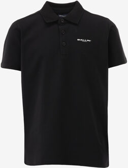 Ballin Poloshirt zwart - 152/12J;164/14J;176/16J