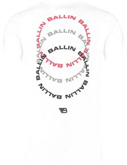 Ballin Regular Fit T-shirt Crewneck White  M Wit