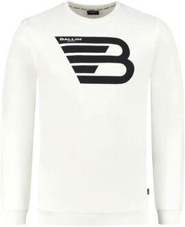 Ballin Sweater Heren wit - zwart - XL