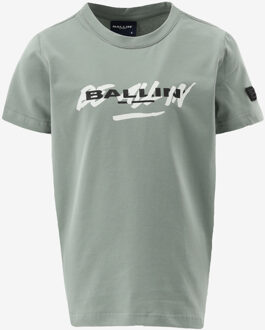 Ballin T-shirt BE ALL IN groen - 152/12J;164/14J;176/16J;128/8J