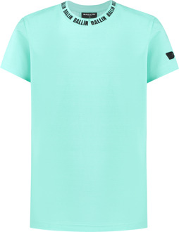 Ballin T-shirt met print - Donker mint - Maat 140