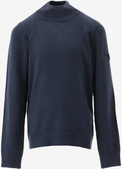 Ballin Trui JUNIOR LOGO BADGE TURTLENECK donker blauw - 152/12J;164/14J;176/16J;128/8J